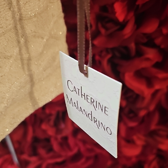 Catherine Malandrino NWT Cream Cable Knit Dress with Bow Accents Size 5/6 - Picture 2 of 10